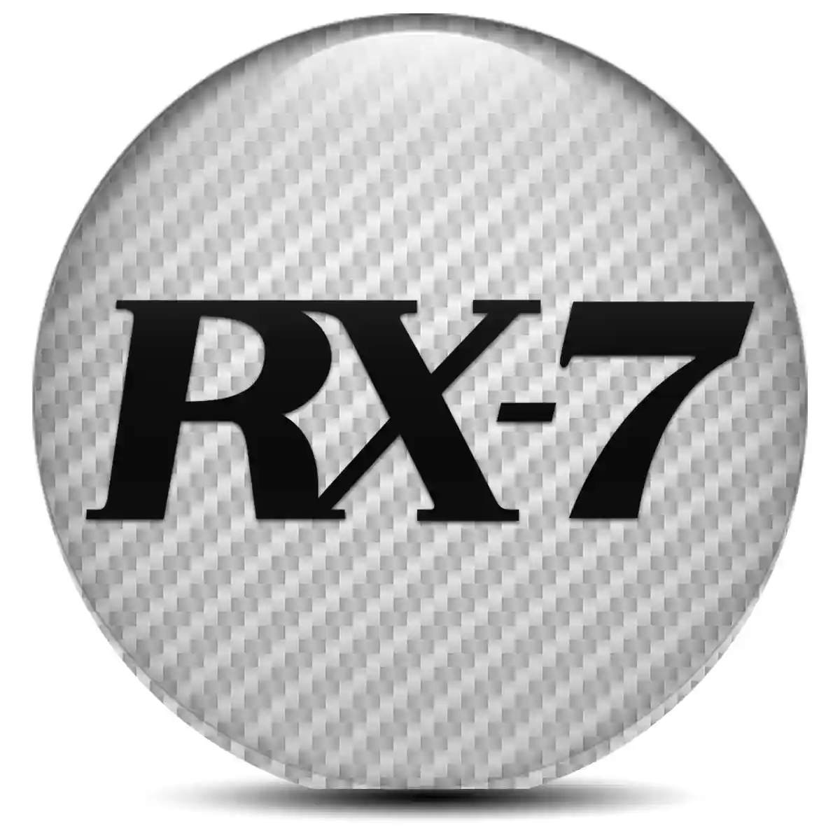 Mazda RX 7 Emblem Badge Self-Adhesive Stylish Design