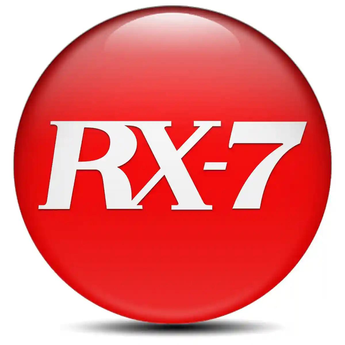 Mazda RX 7 Emblem Badge Stylish Design
