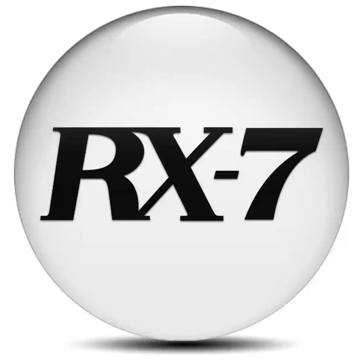 Mazda RX 7 Emblem Center Hub Cap Self-Adhesive Stylish Design