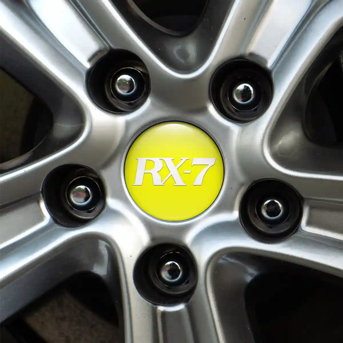 Mazda RX 7 Emblem Center Hup Cap Stylish Design