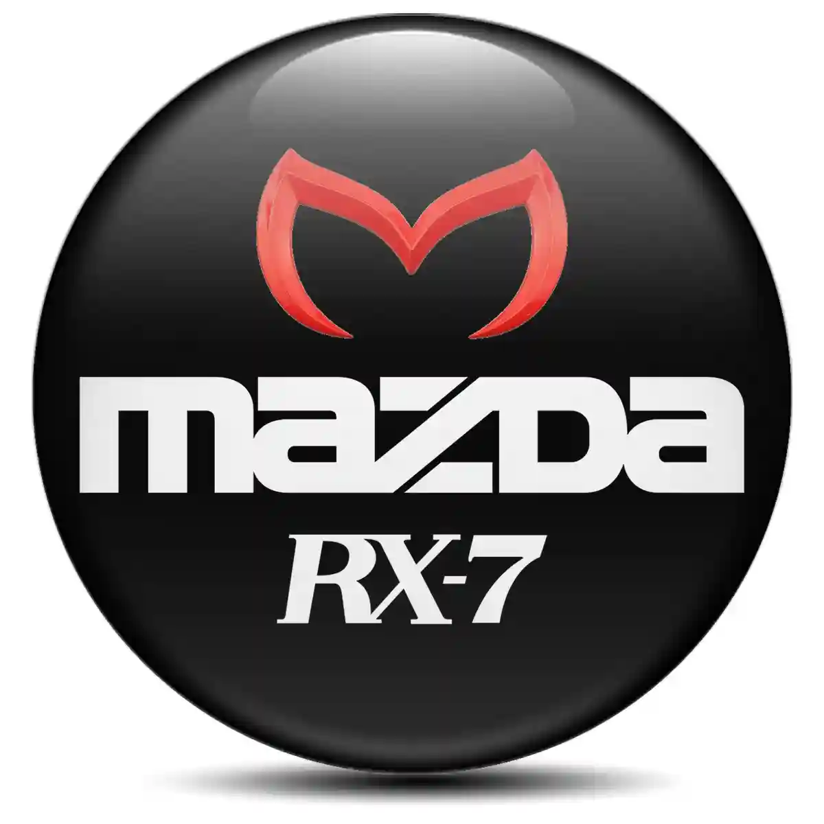 Mazda RX 7 Emblem Wheel Center Caps Stylish Design