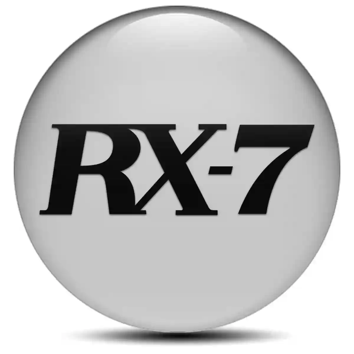 Mazda RX 7 Logo Silicone Badge Stylish Design