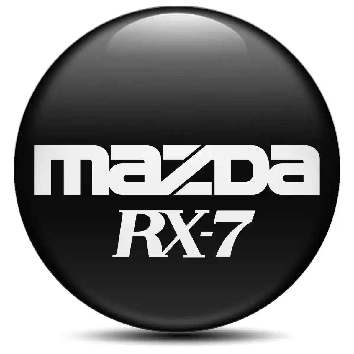 Mazda RX 7 Silicone Emblem Stylish Design