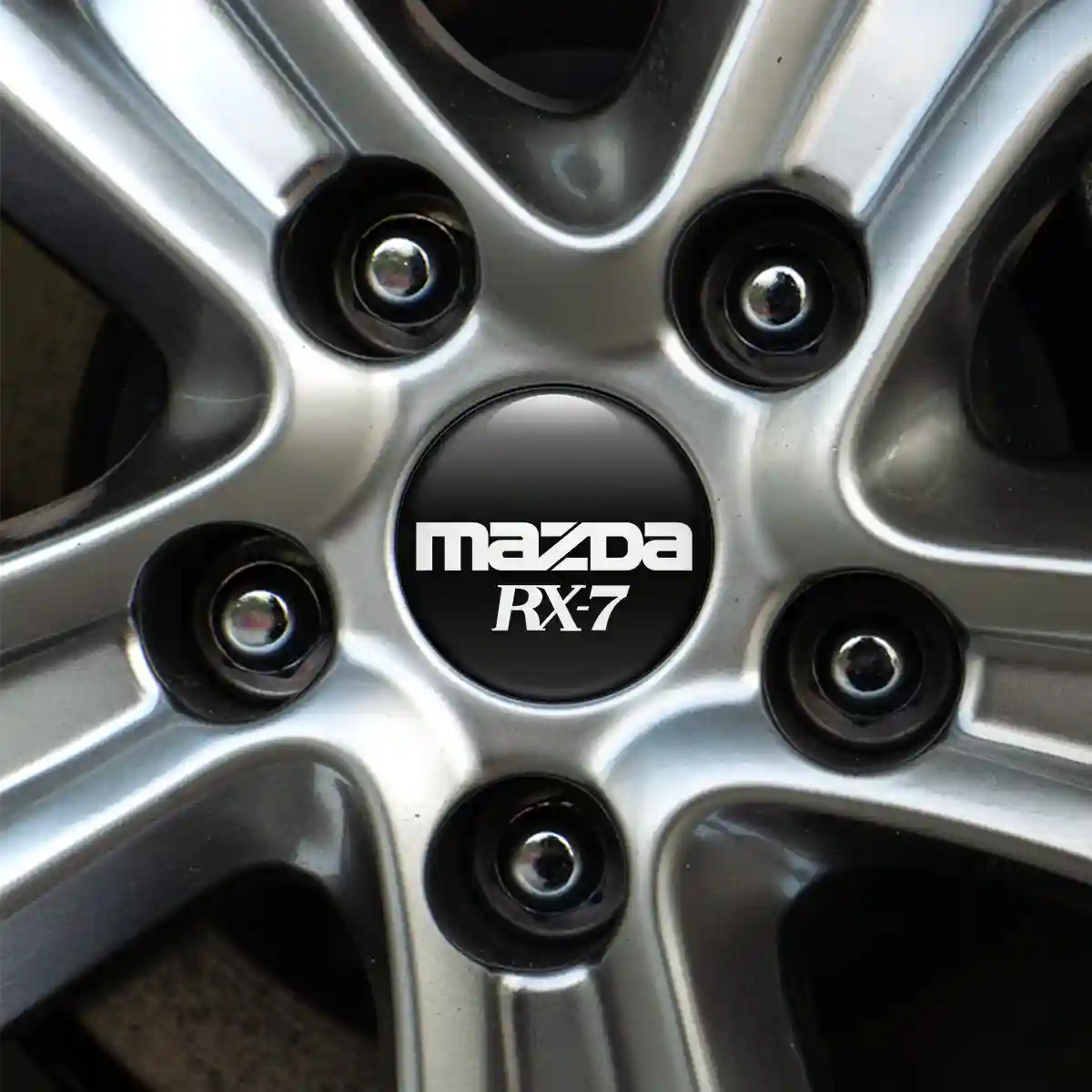 Mazda RX 7 Silicone Emblem Stylish Design