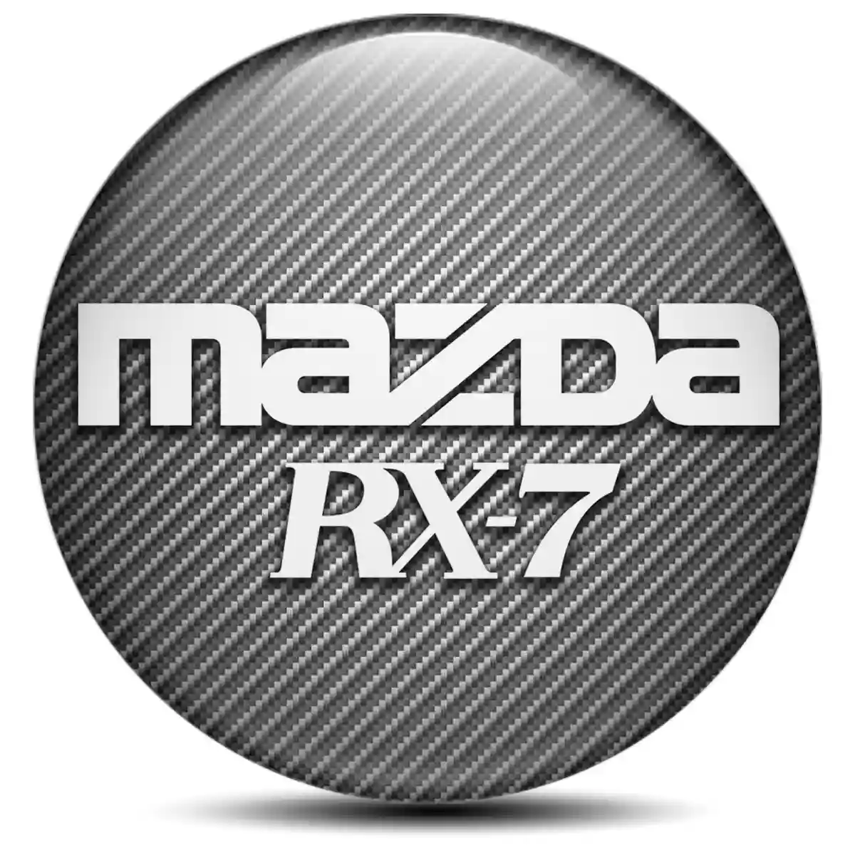 Mazda RX 7 Silicone Sticker Stylish Design