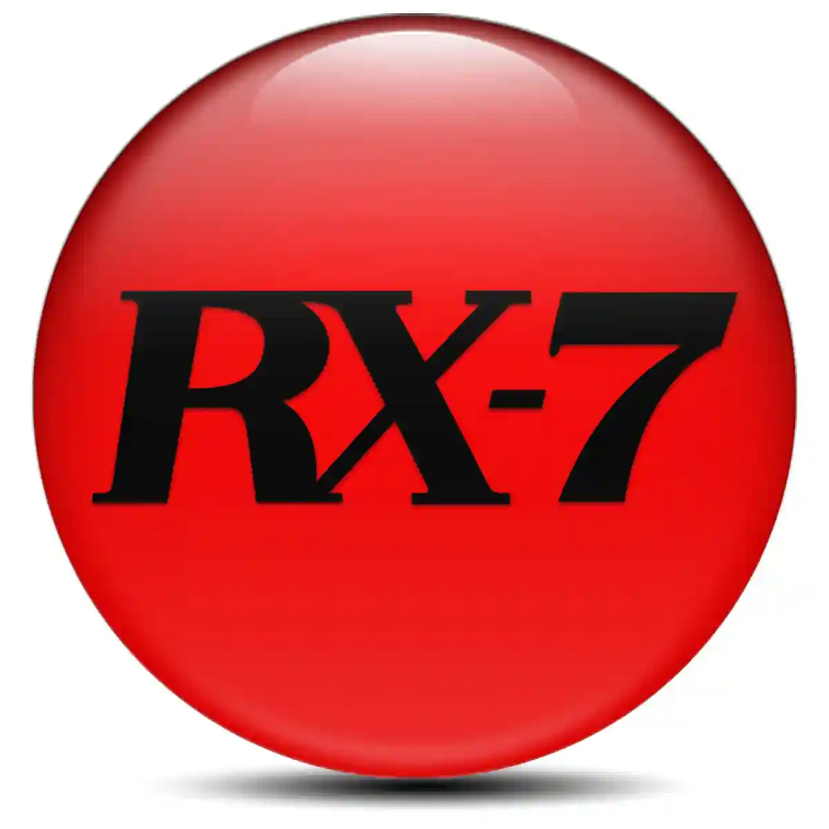 Mazda RX 7 Wheel Emblems Stylish Design