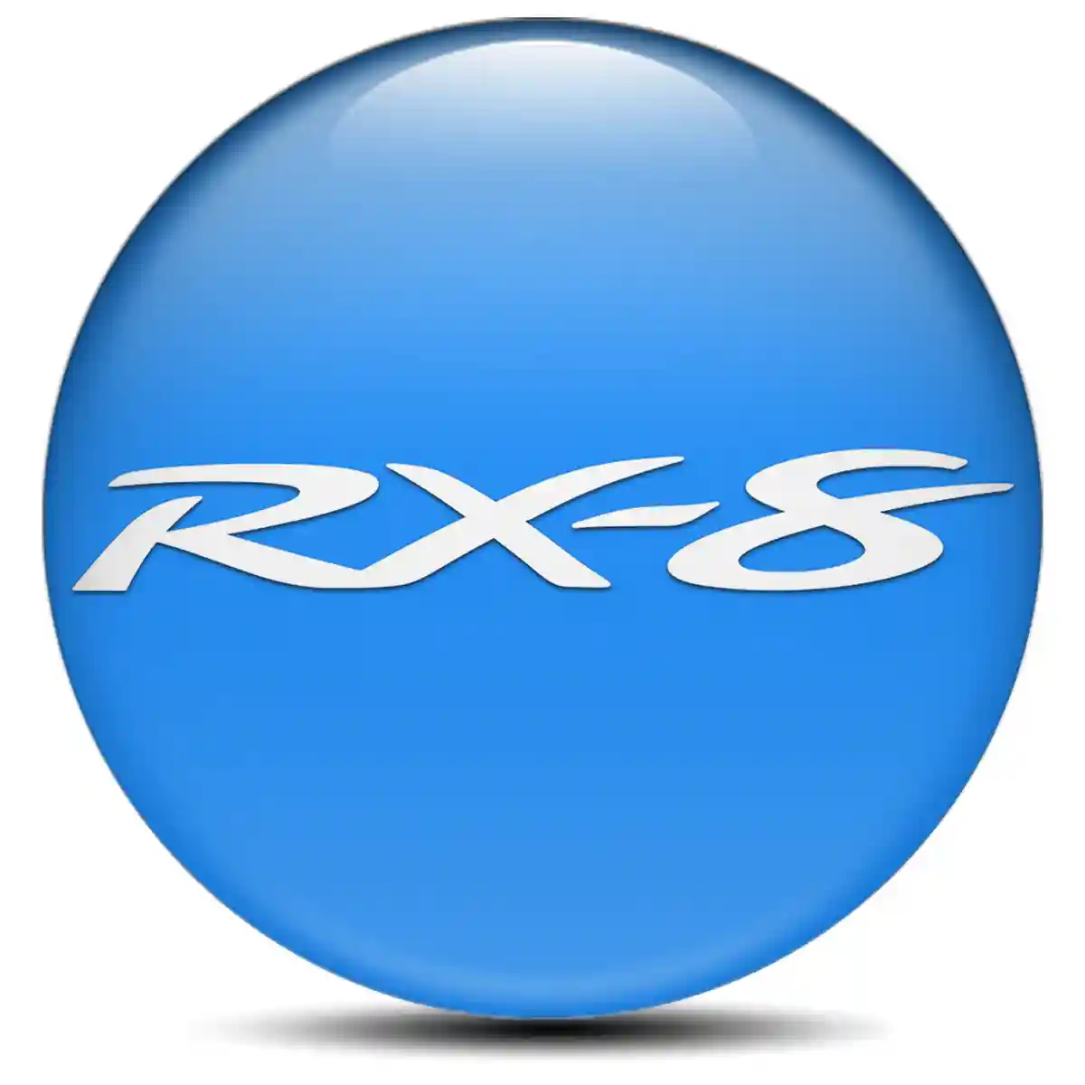 Mazda RX 8 Emblem Center Hub Cap Self-Adhesive Stylish Design