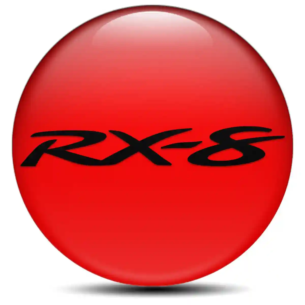 Mazda RX 8 Wheel Emblem Self-Adhesive Stylish Design