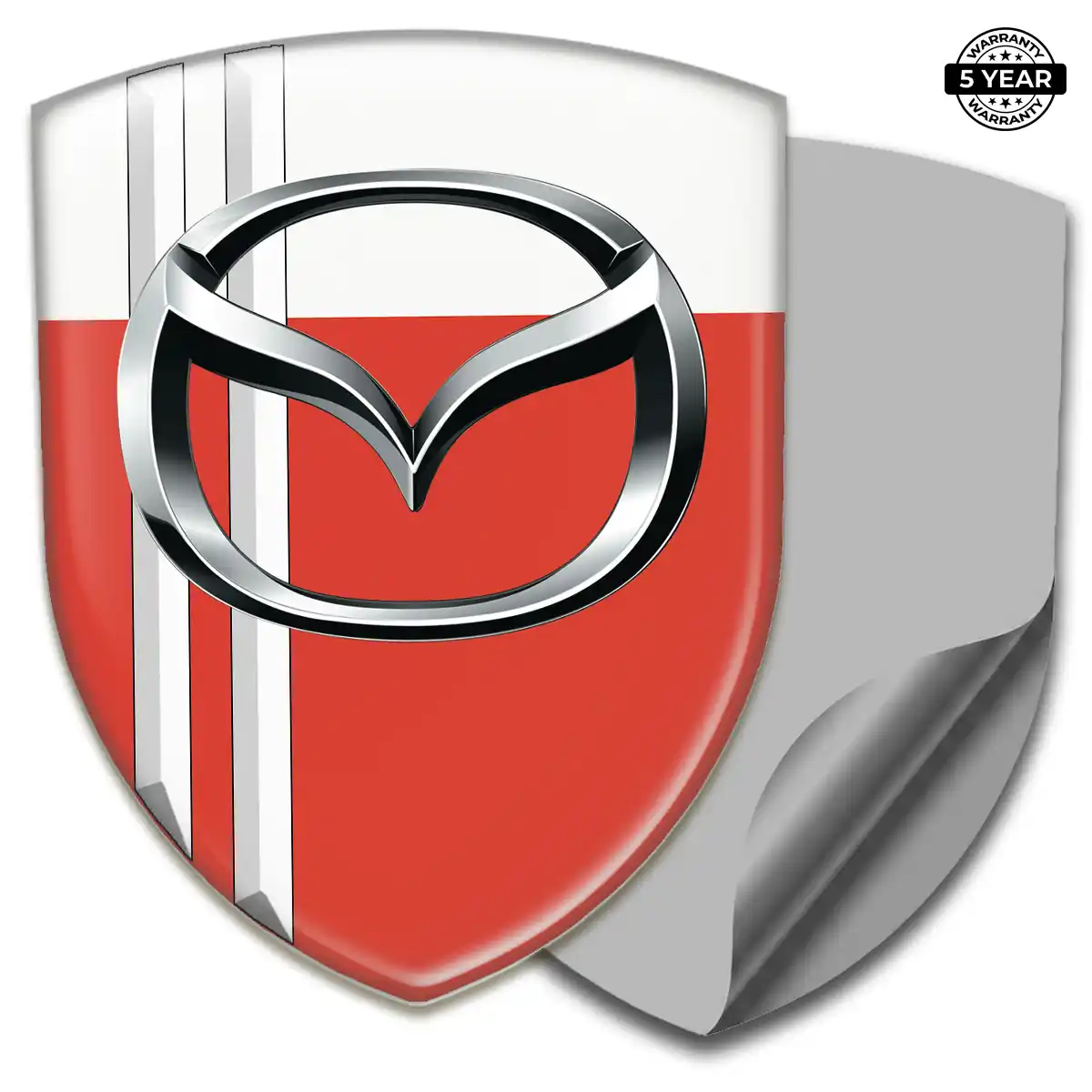 Mazda Self Adhesive Emblem Sticker Refined Design