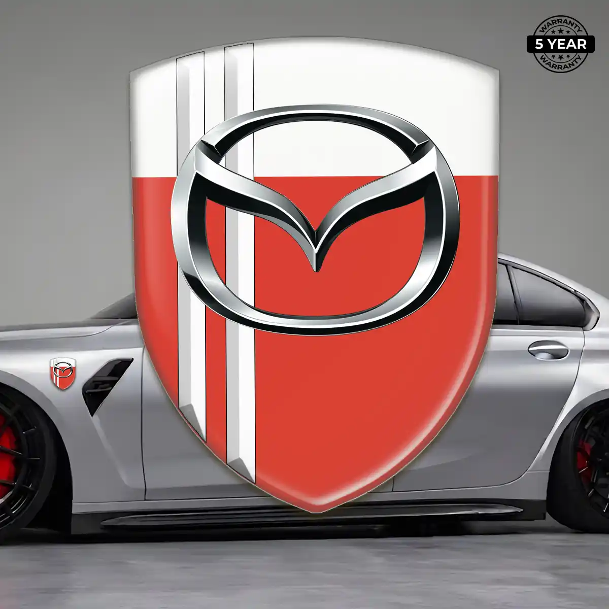 Mazda Self Adhesive Emblem Sticker Refined Design