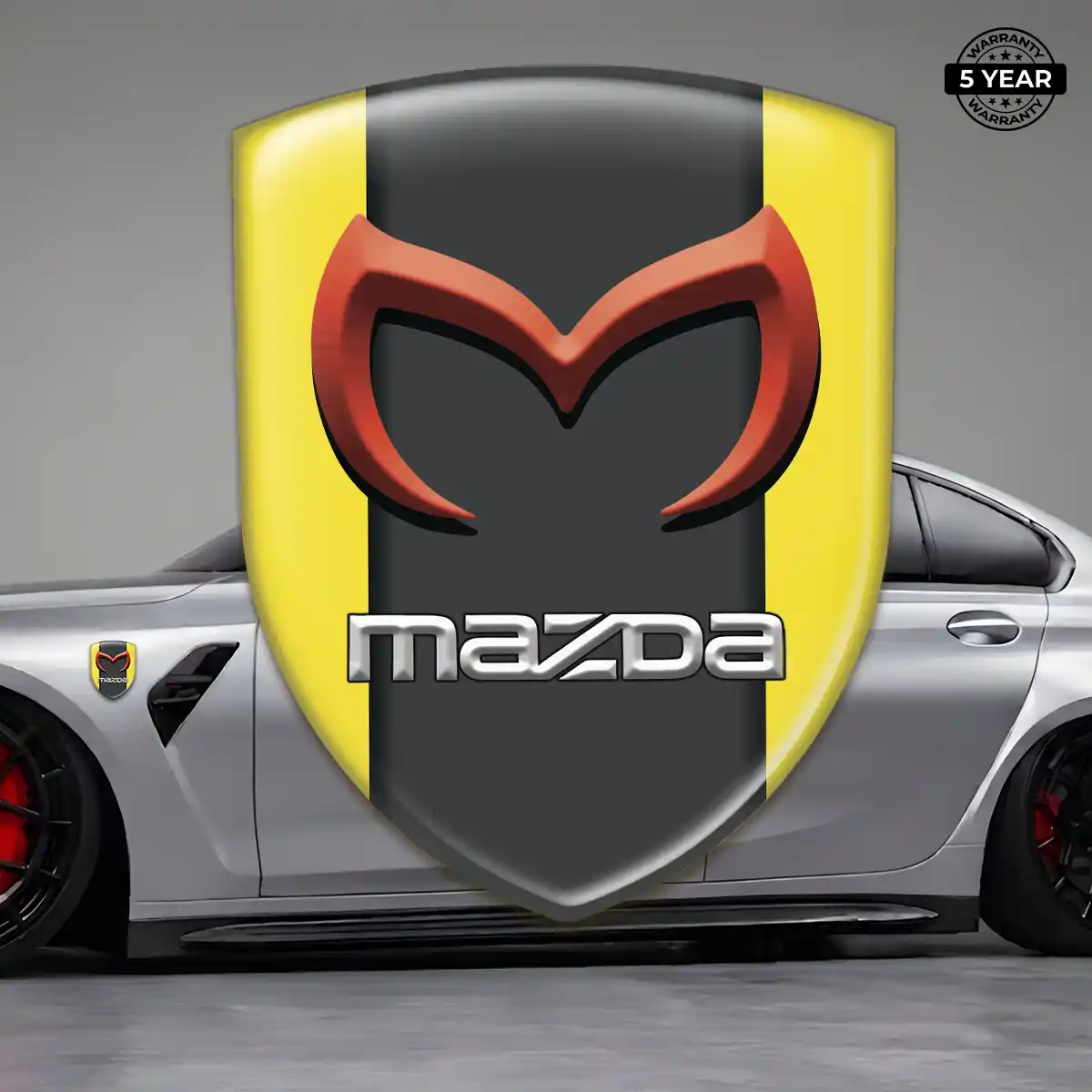 Mazda Silicone Badge Refined Design
