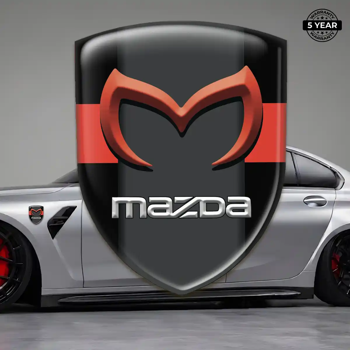 Mazda Silicone Badge Sleek Style