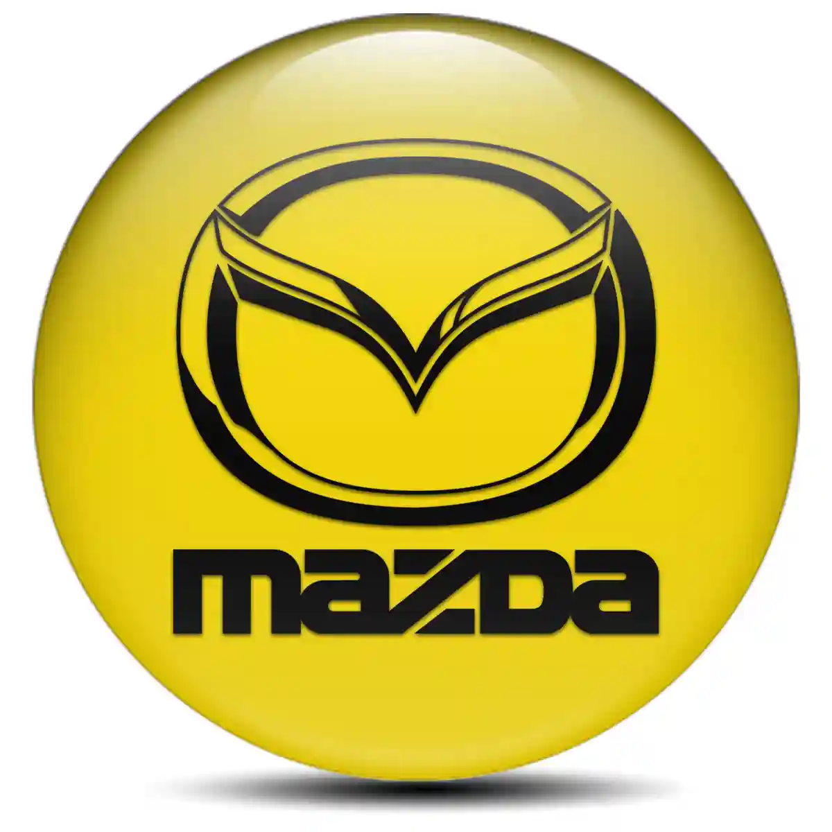 Mazda Silicone Emblem Self-Adhesive High Quality