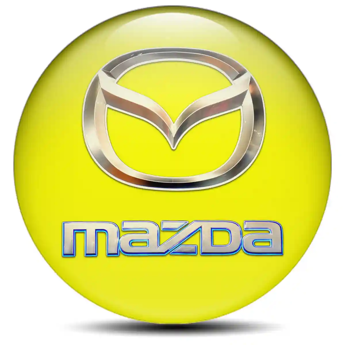 Mazda Silicone Emblem Self-Adhesive Premium Edition