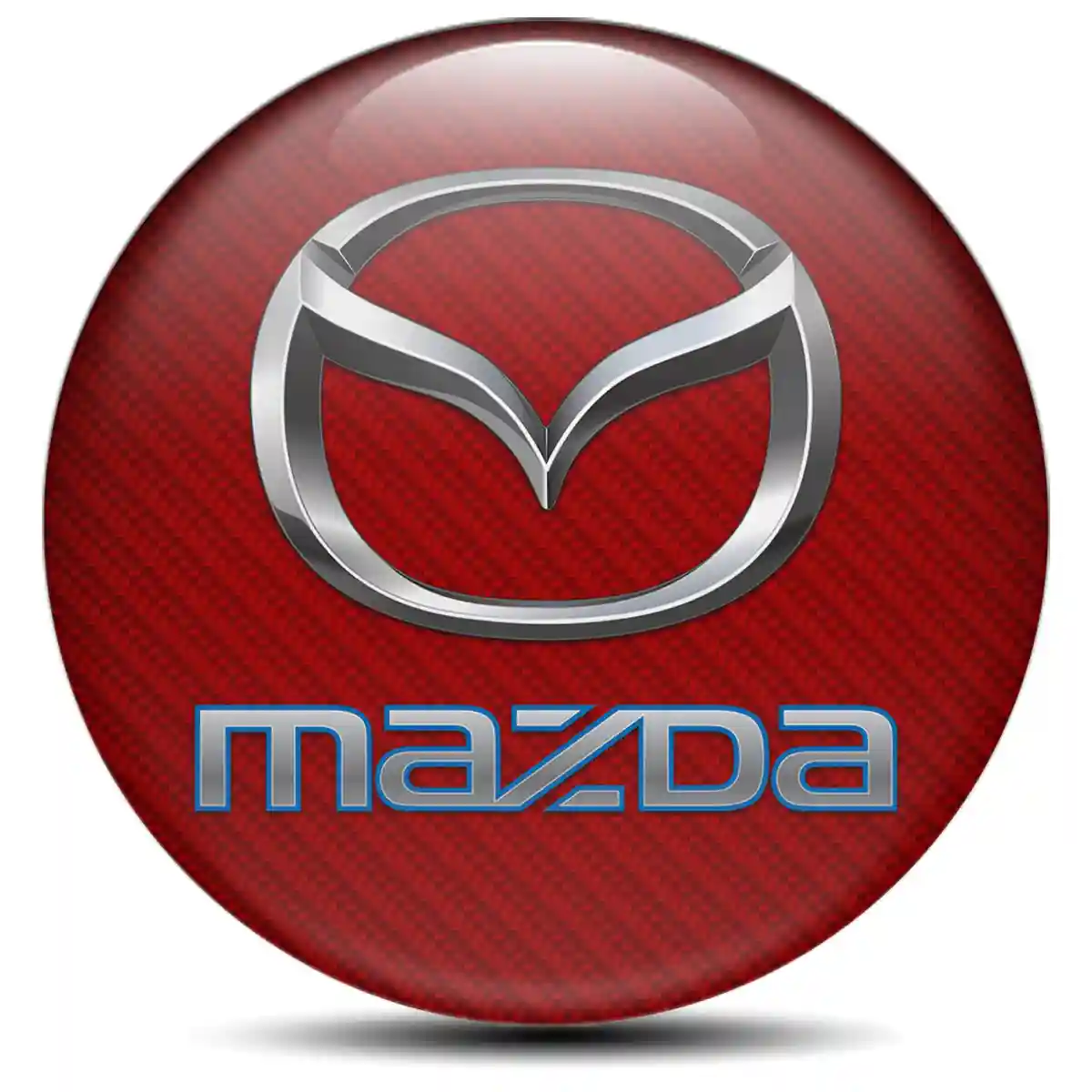 Mazda Silicone Emblem Self-Adhesive Premium Resin