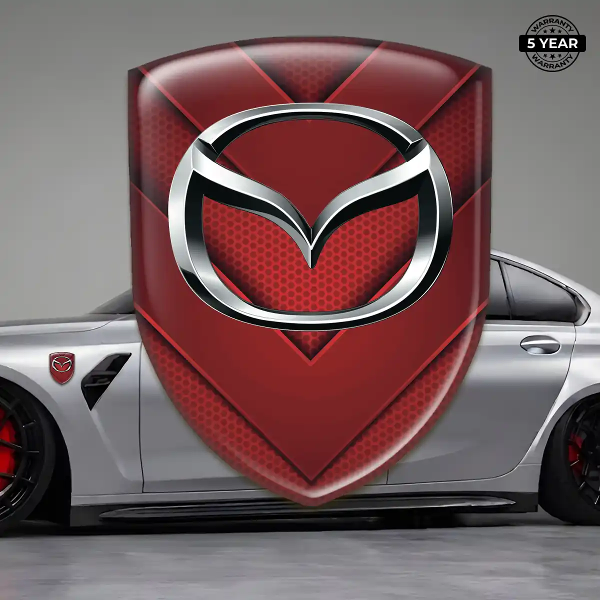Mazda Silicone Emblem Sleek Style