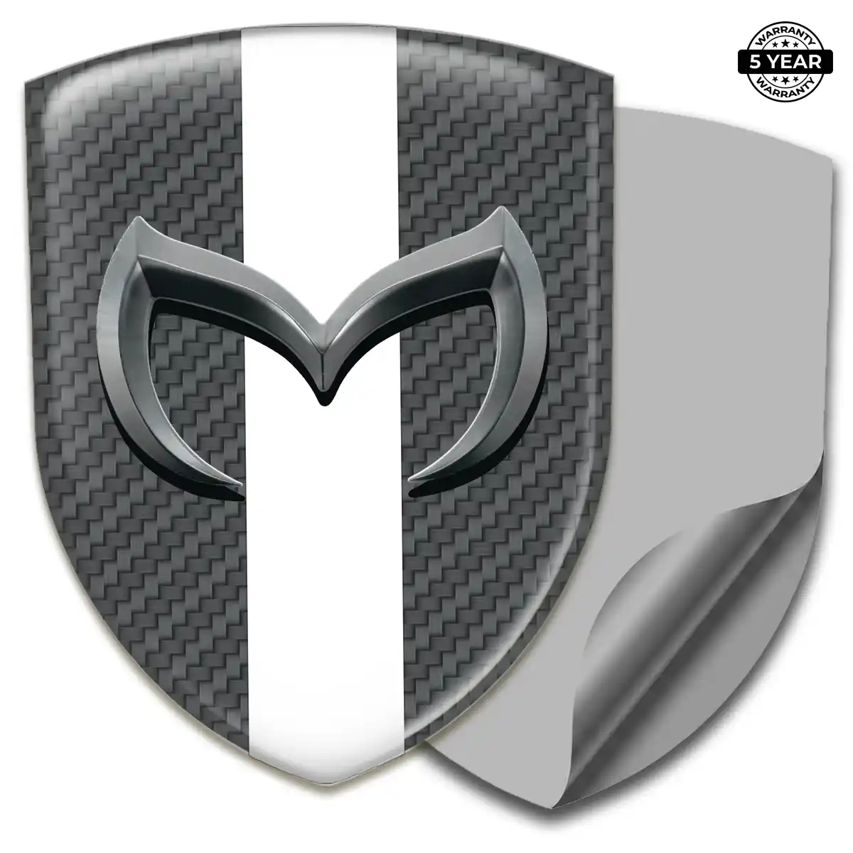 Mazda Silicone Sticker Refined Design