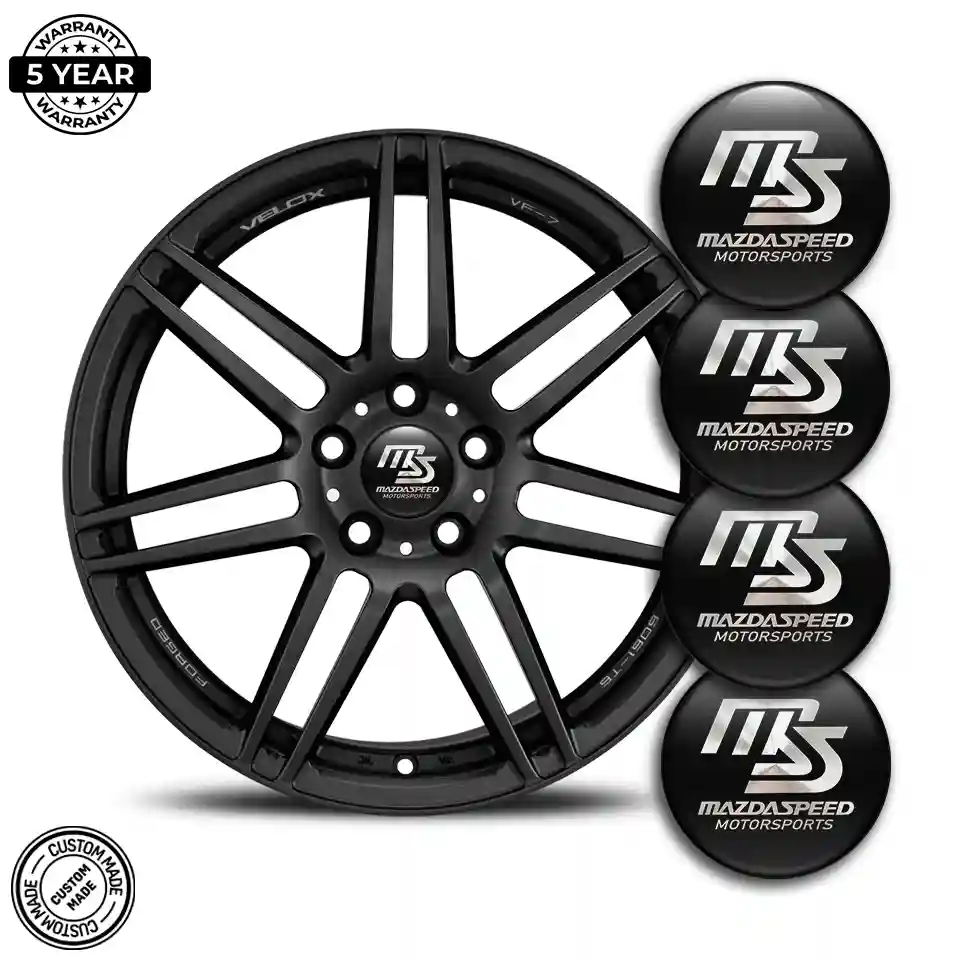 Mazda Speed Badge Emblems Center Cap Stylish Design