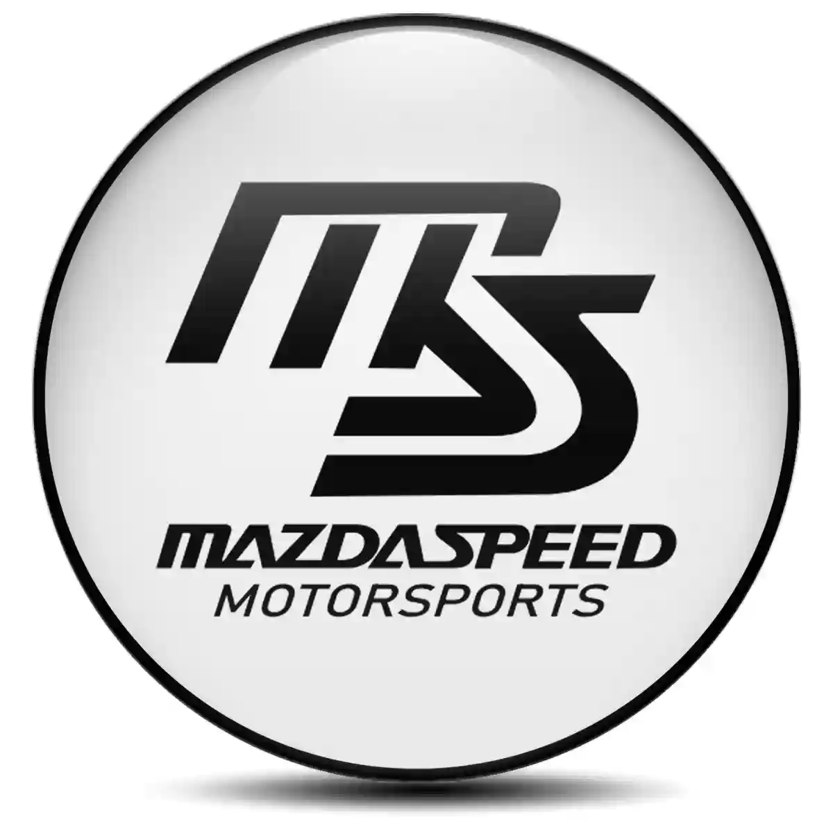 Mazda Speed Logo Silicone Badge Self-Adhesive Stylish Design
