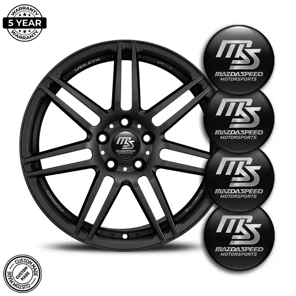 Mazda Speed Logo Silicone Badge Stylish Design