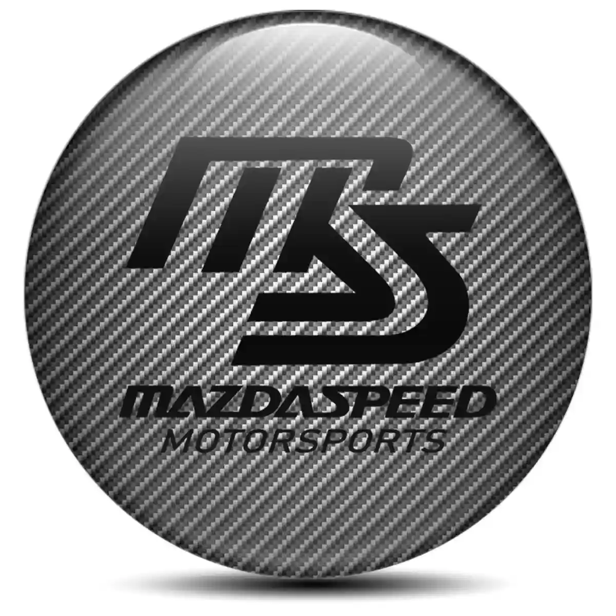 Mazda Speed Logo Silicone Sticker Self-Adhesive Stylish Design