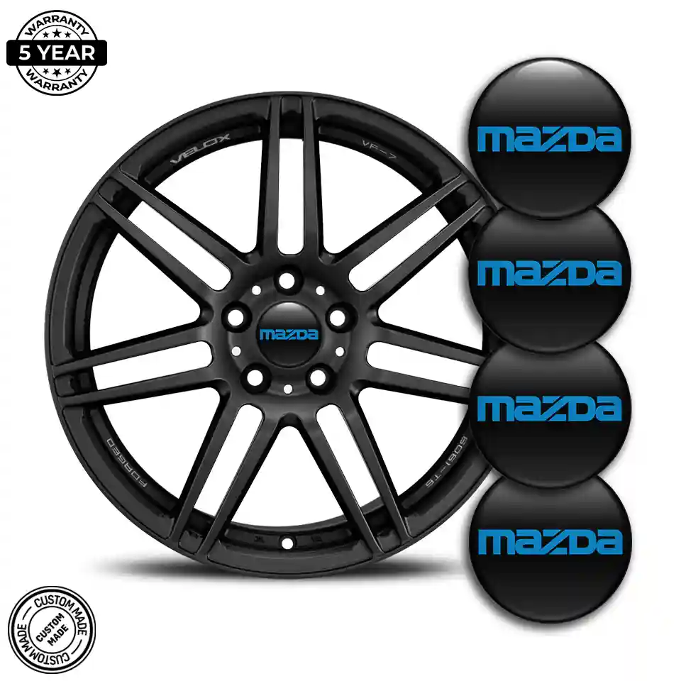 Mazda Wheel Emblem Self-Adhesive Branded Edition