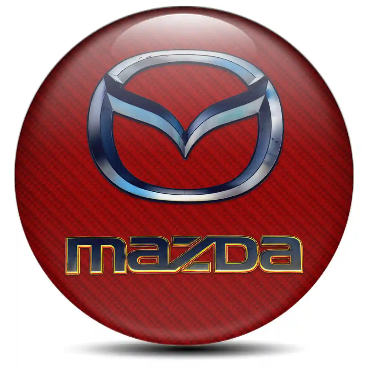 Mazda Wheel Emblems Premium Edition