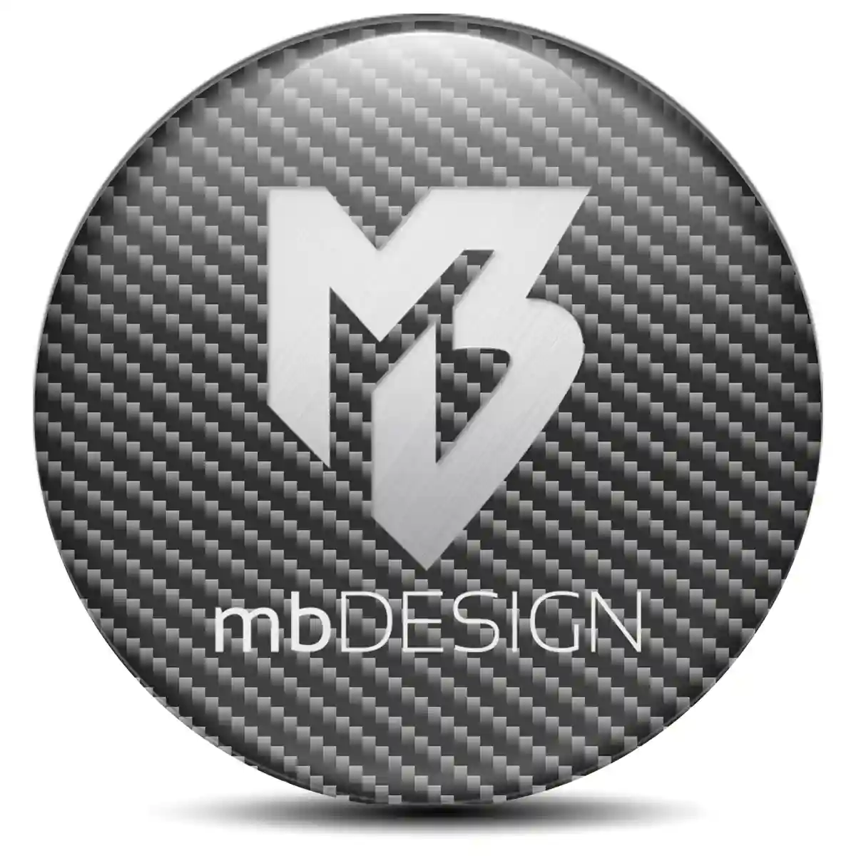 mbDesign Badge Emblems Center Cap Sleek Style