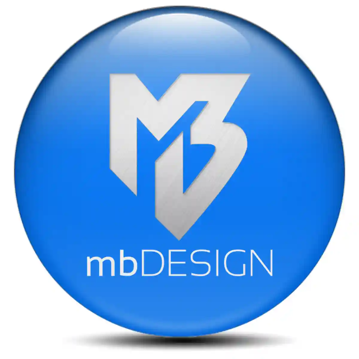 mbDesign Logo Sticker Sleek Style