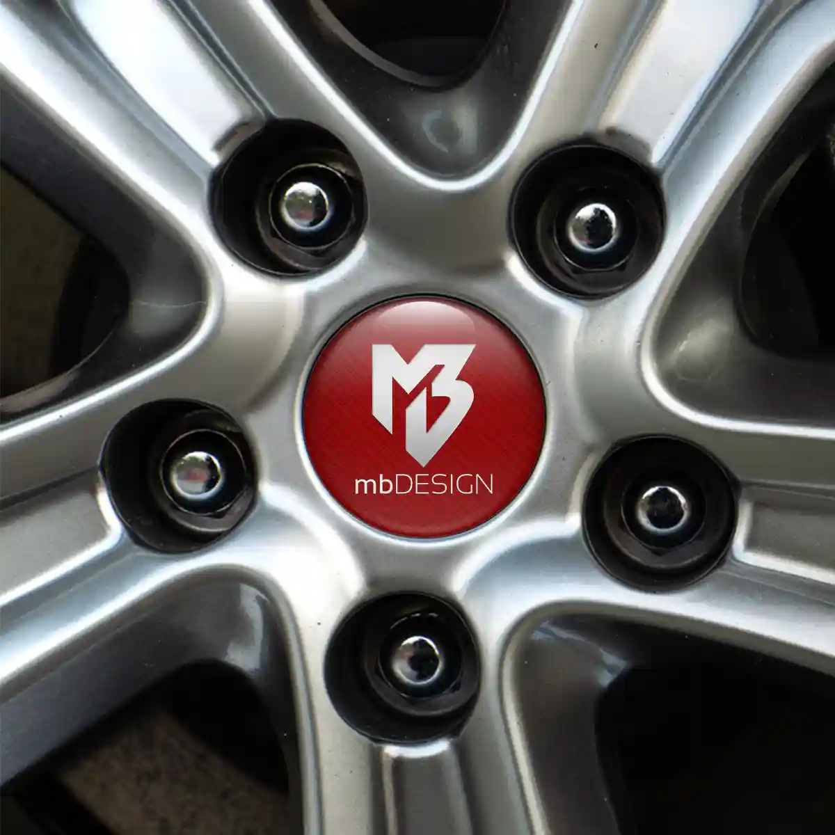 mbDesign Wheel Emblems Sleek Style