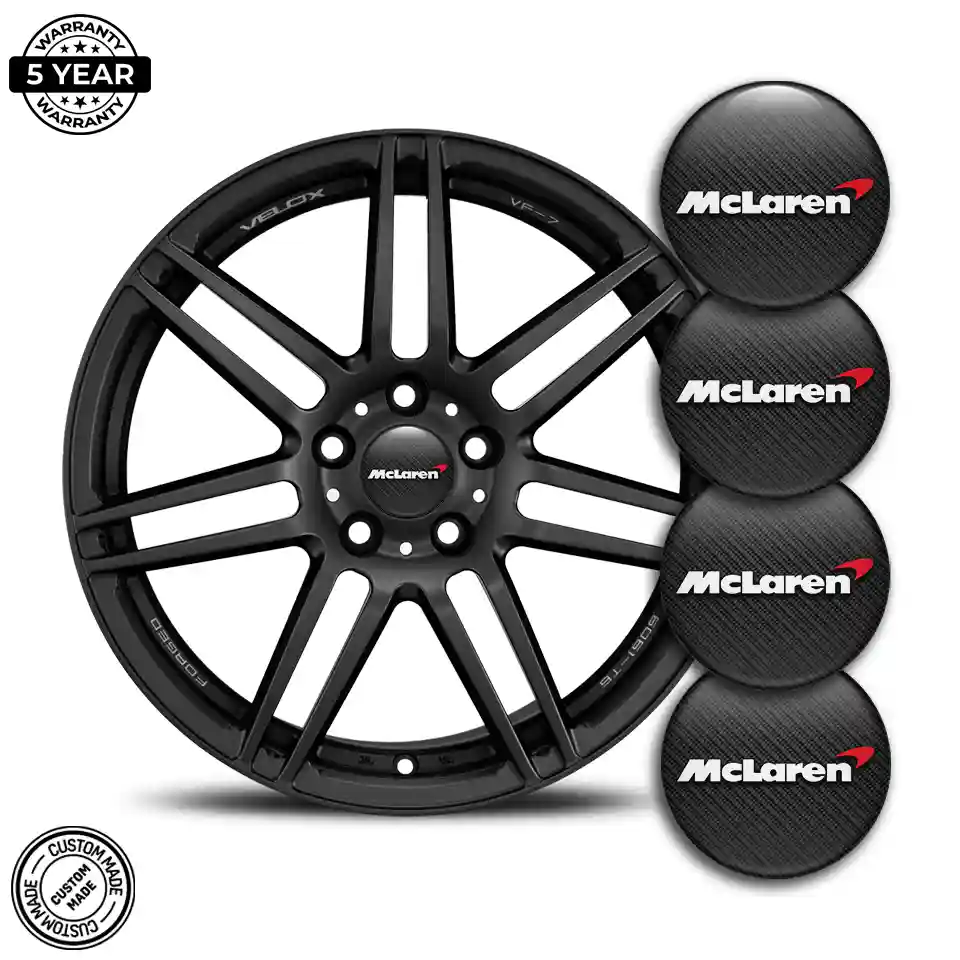 McLaren Emblem Center Hup Cap Sleek Style
