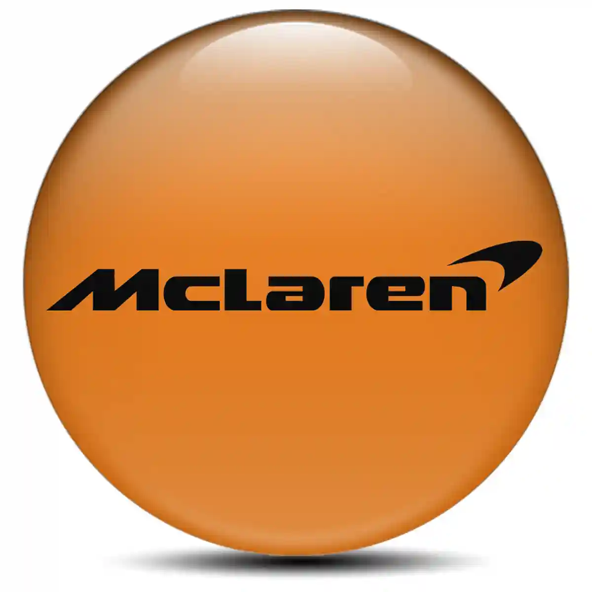 McLaren Logo Silicone Badge Sleek Style