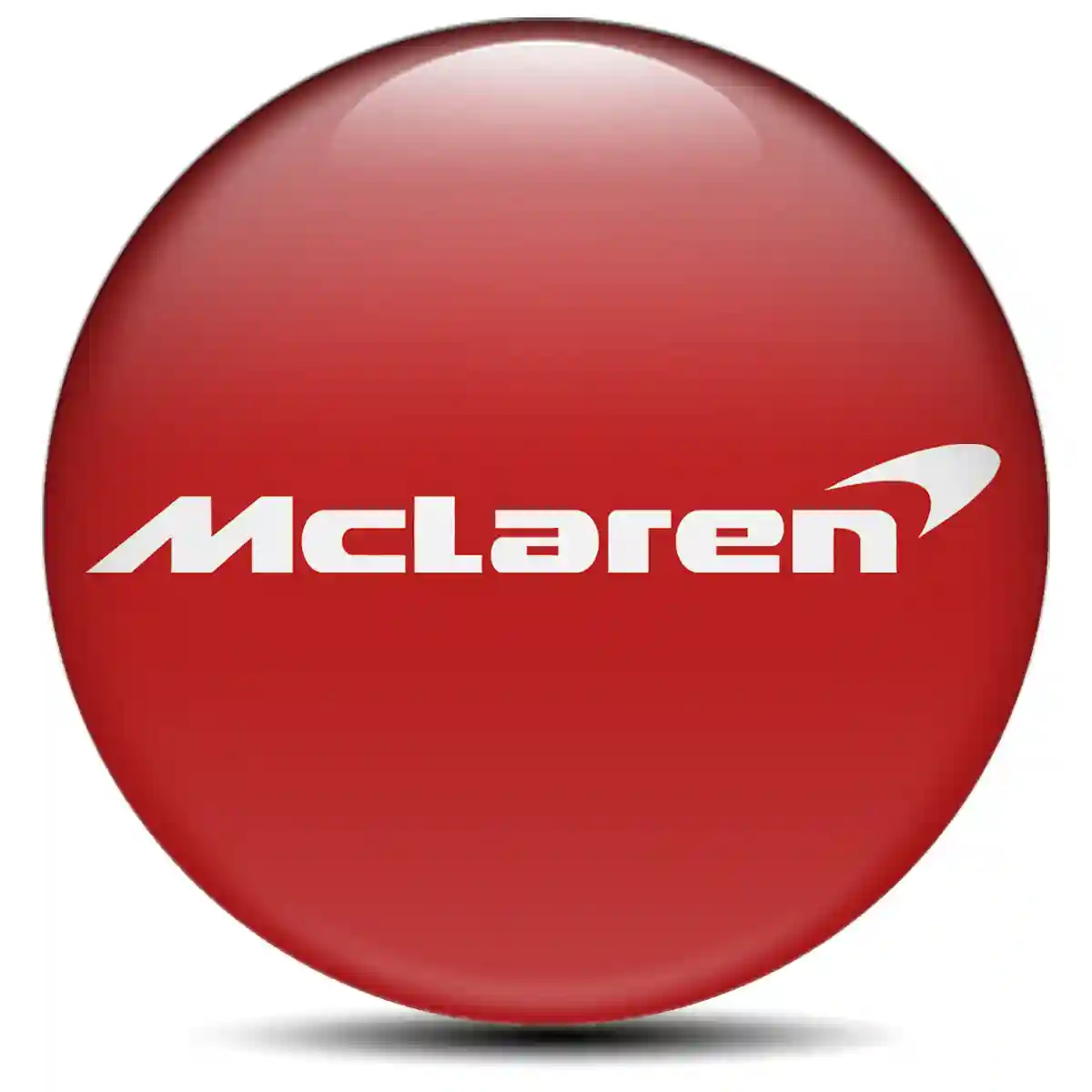McLaren Logo Silicone Emblem Sleek Style