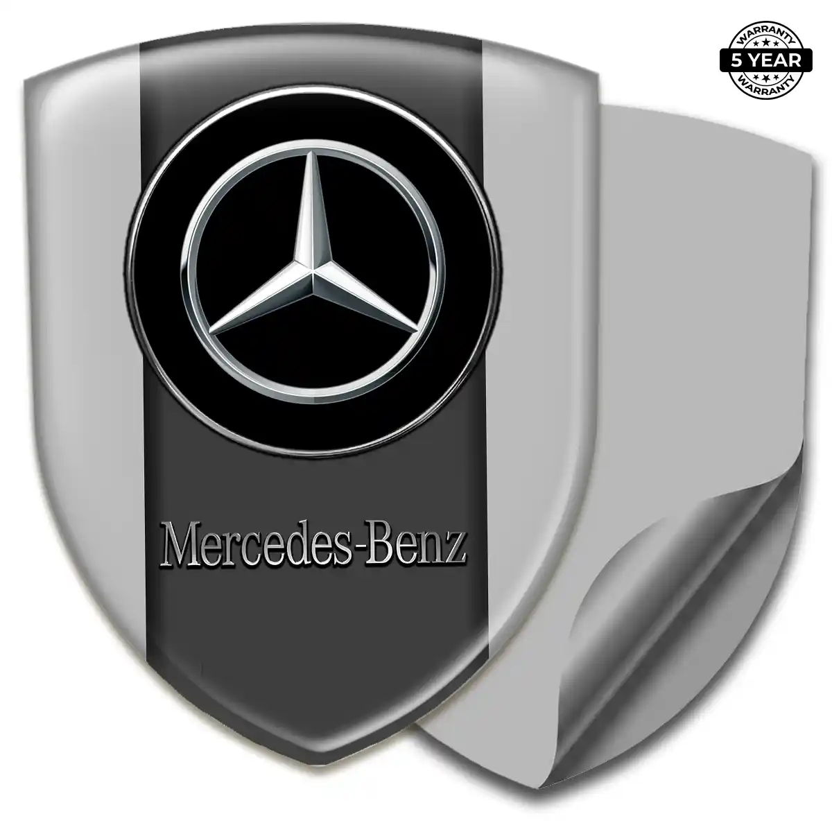 Mercedes 3D Badge Sticker Superior Craft