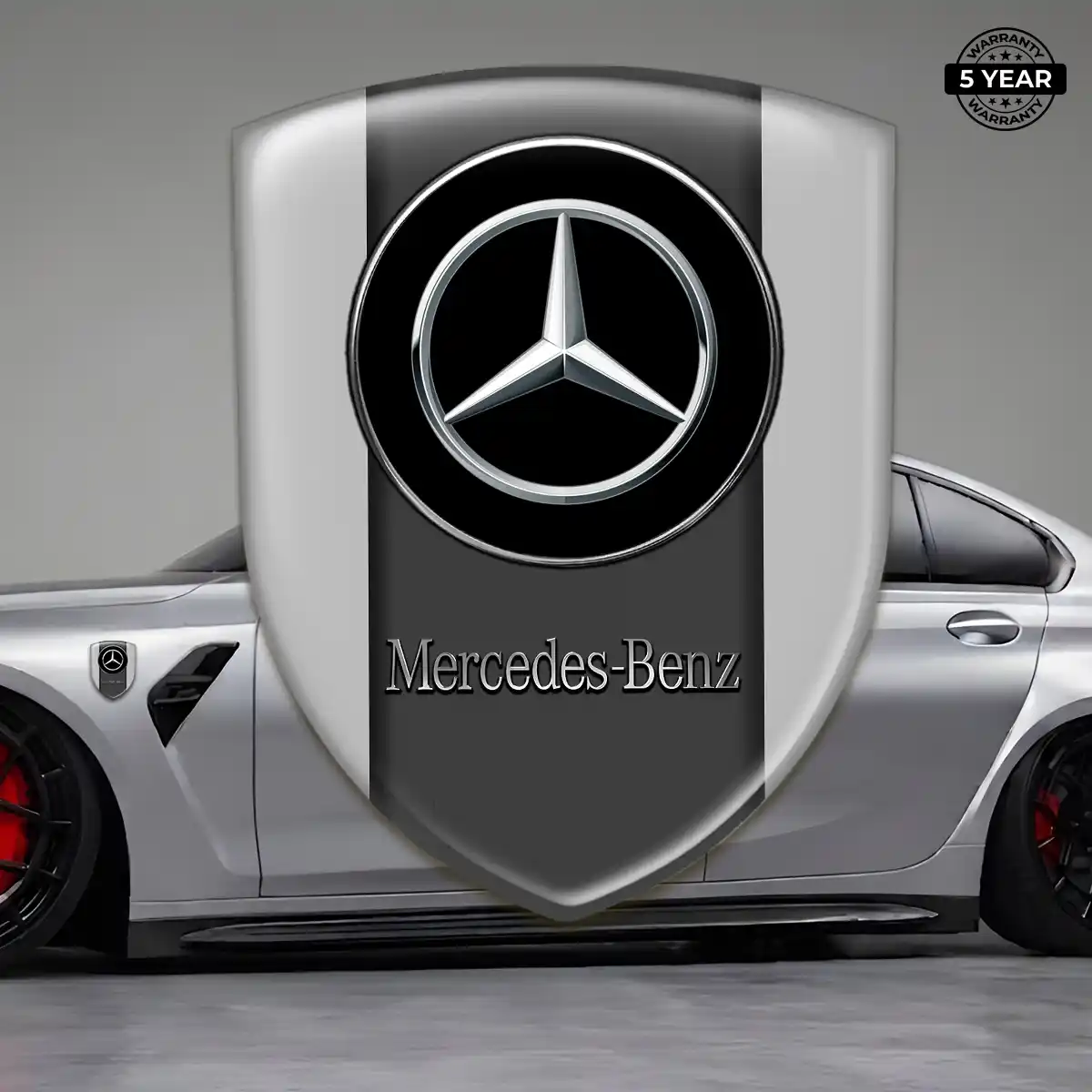 Mercedes 3D Badge Sticker Superior Craft