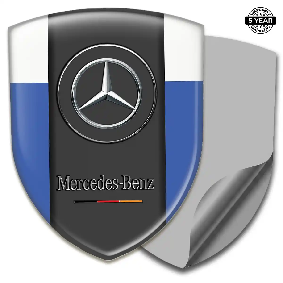 Mercedes 3D Emblem Sticker Elite Finish