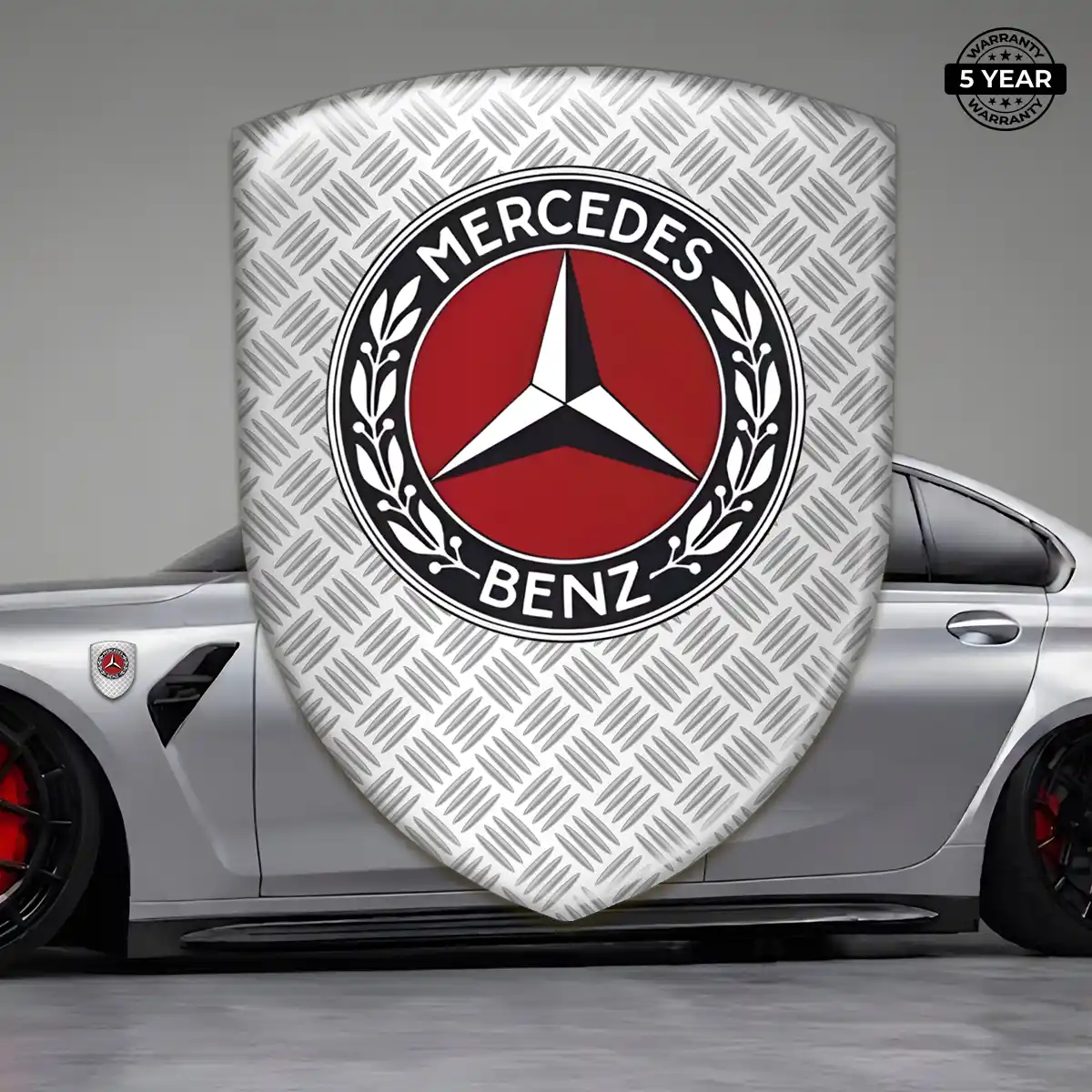 Mercedes 3D Gel Sticker Elite Finish