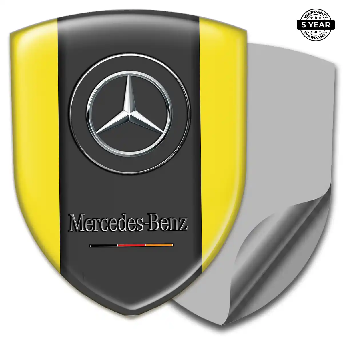 Mercedes 3D Gel Sticker Signature Grade
