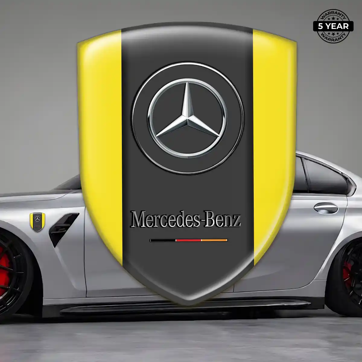 Mercedes 3D Gel Sticker Signature Grade