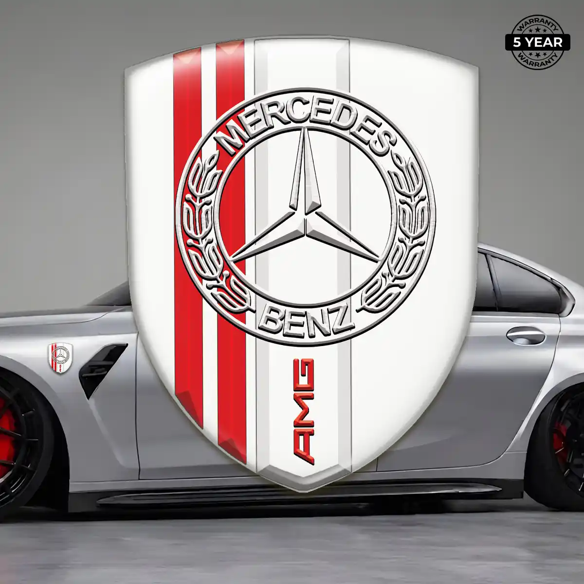Mercedes 3D Gel Sticker Superior Craft