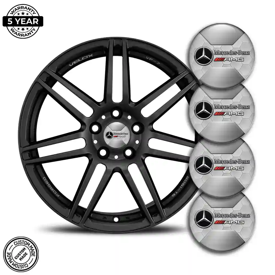 Mercedes AMG Badge Emblems Center Cap Branded Edition