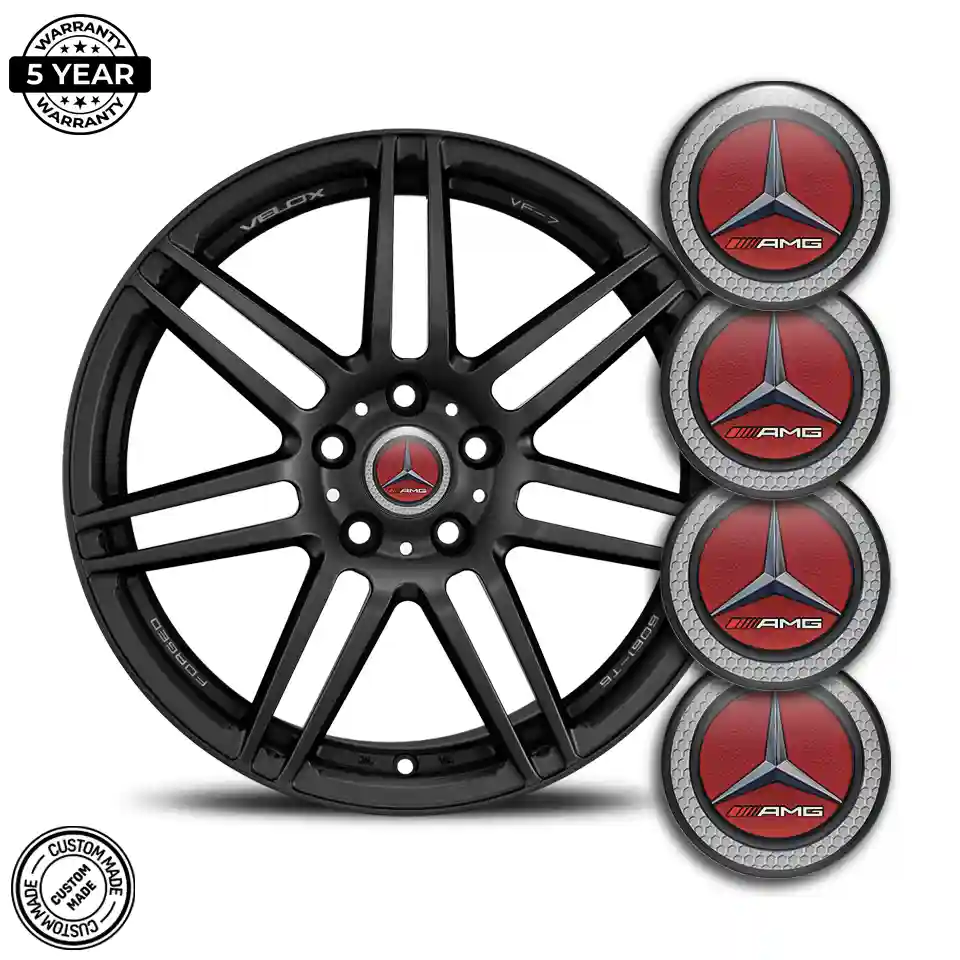 Mercedes AMG Badge Emblems Center Cap Exterior Design