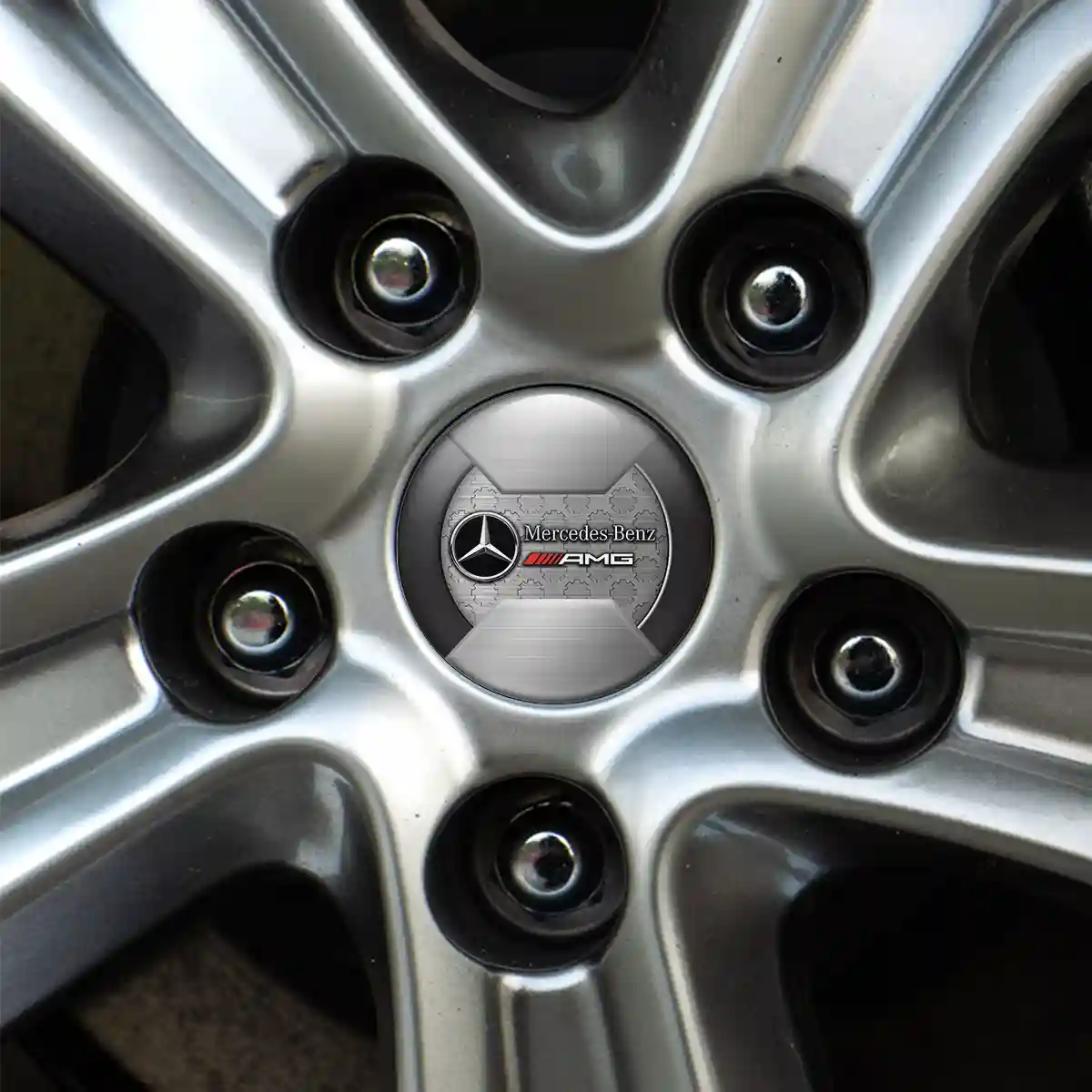 Mercedes AMG Badge Emblems Center Cap High Quality