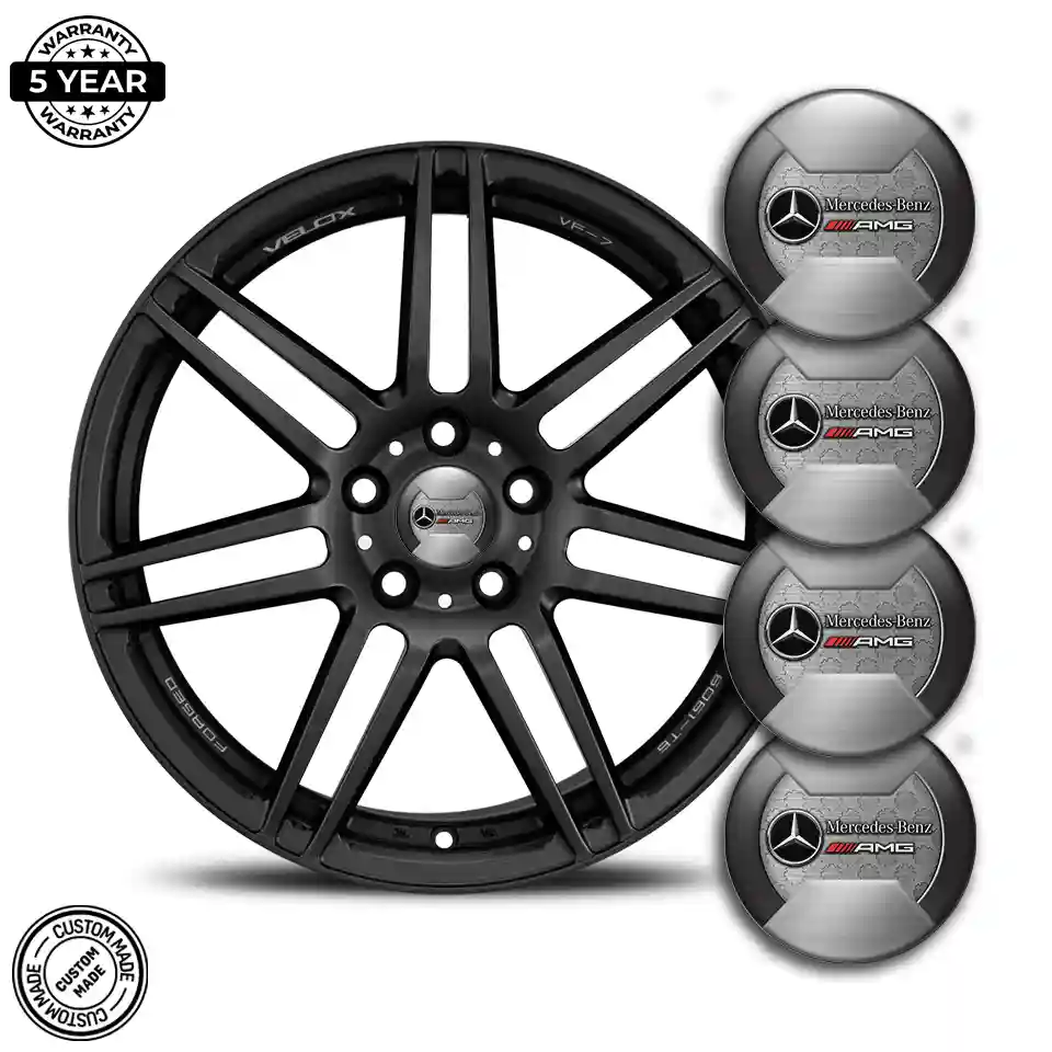 Mercedes AMG Badge Emblems Center Cap High Quality