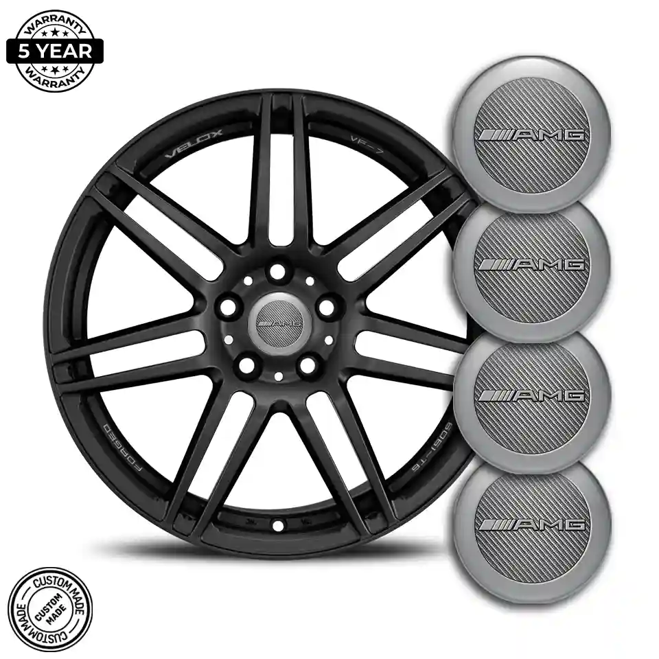 Mercedes AMG Badge Emblems Center Cap Interior Design