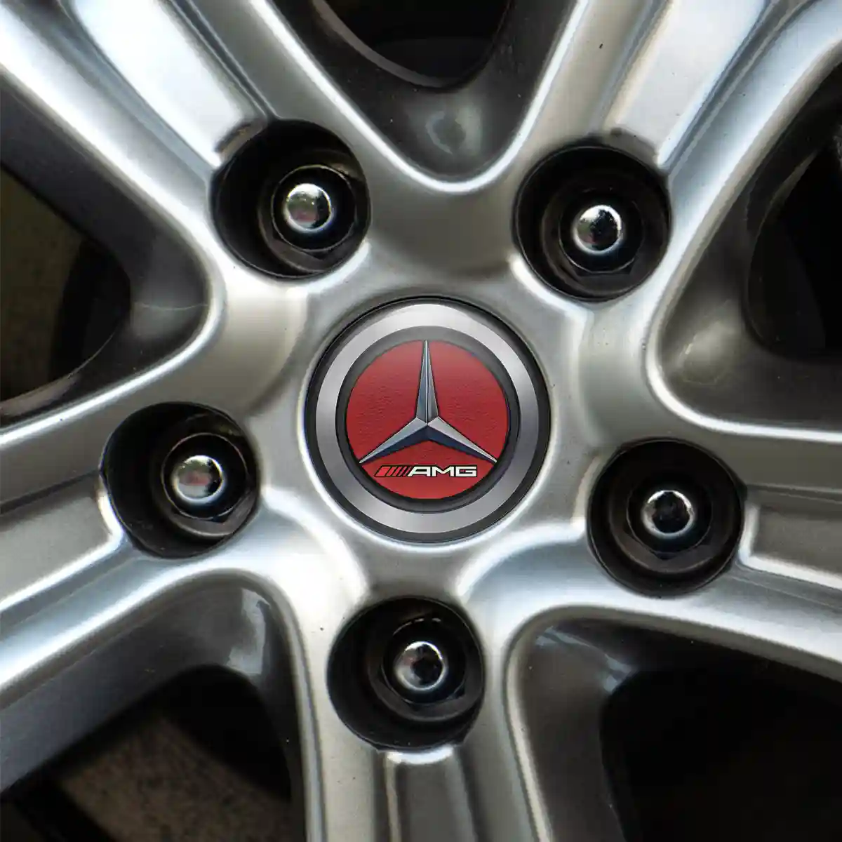 Mercedes AMG Badge Emblems Center Cap Stylish Design