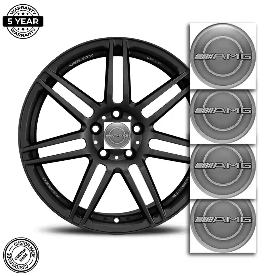 Mercedes AMG Badge Emblems Center Cap Tuning Car