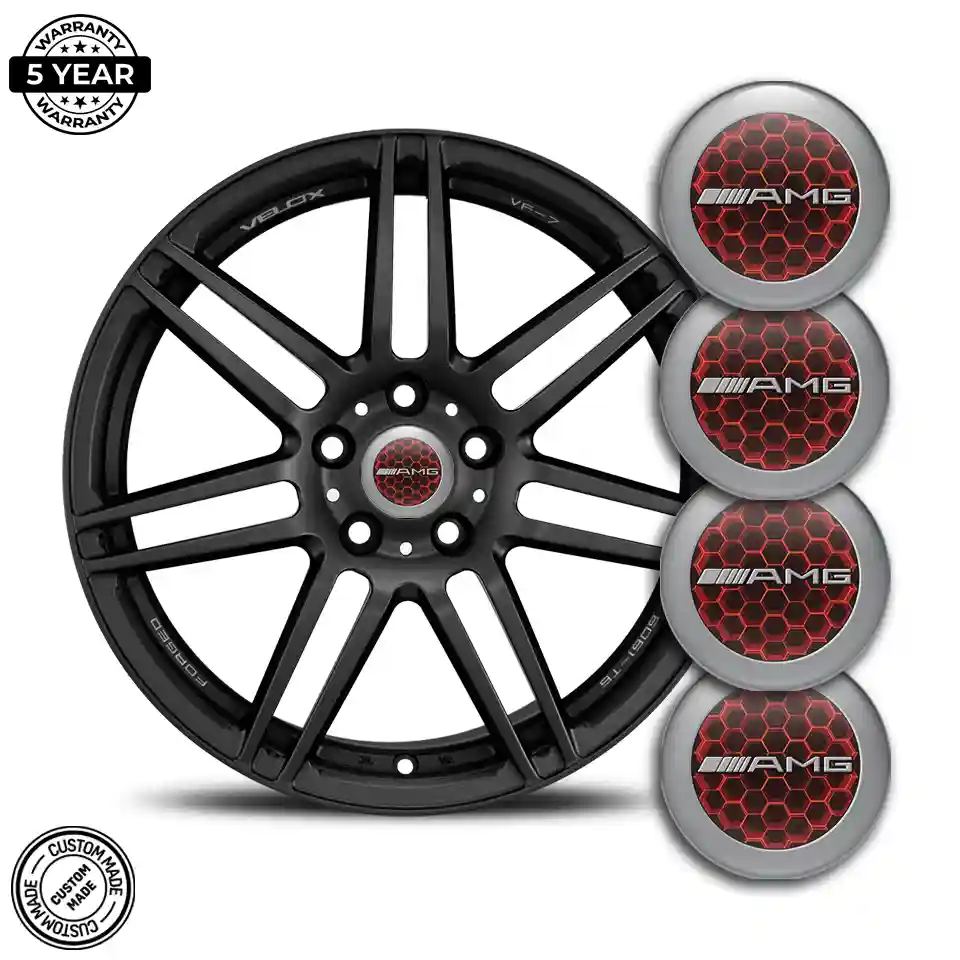 Mercedes AMG Domed Emblem Premium Resin