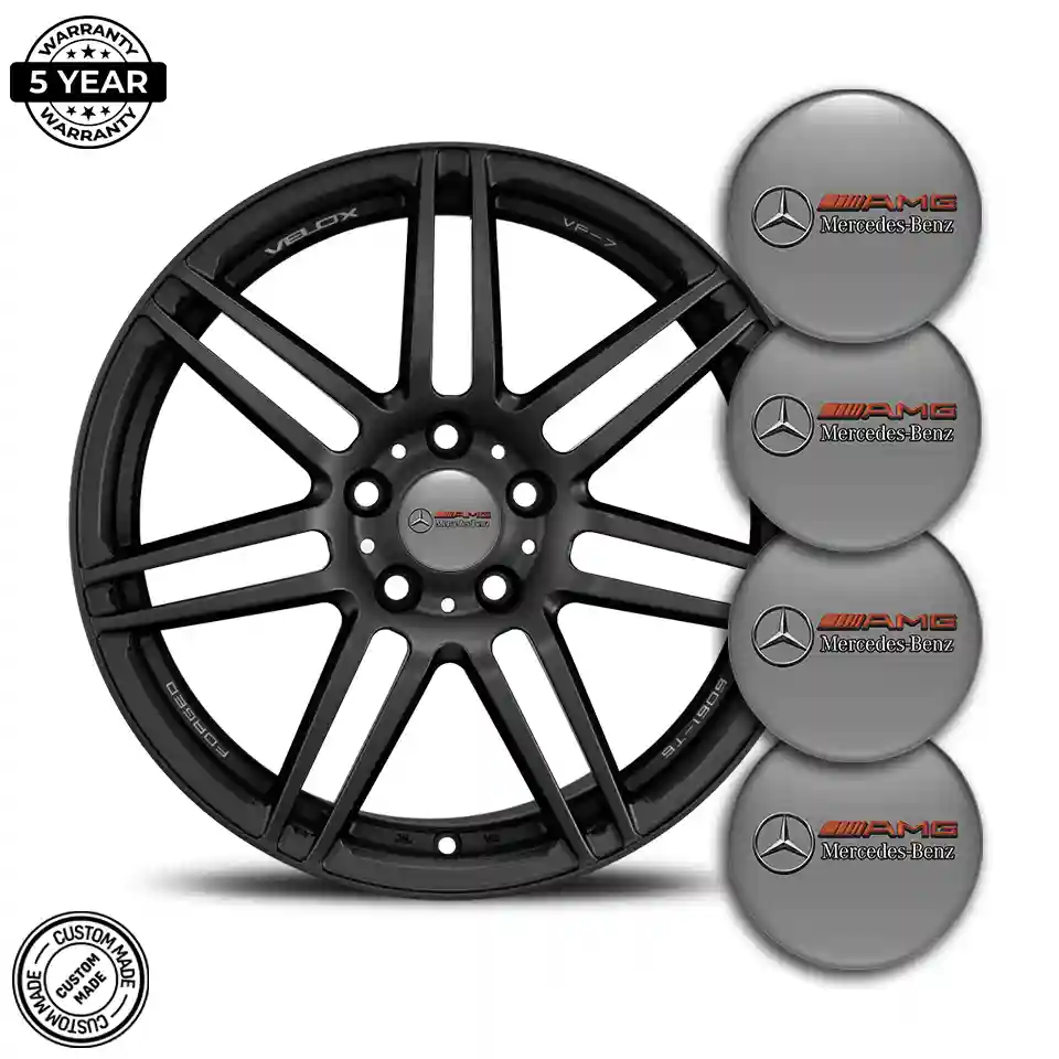 Mercedes AMG Domed Emblem Self-Adhesive Branded Edition