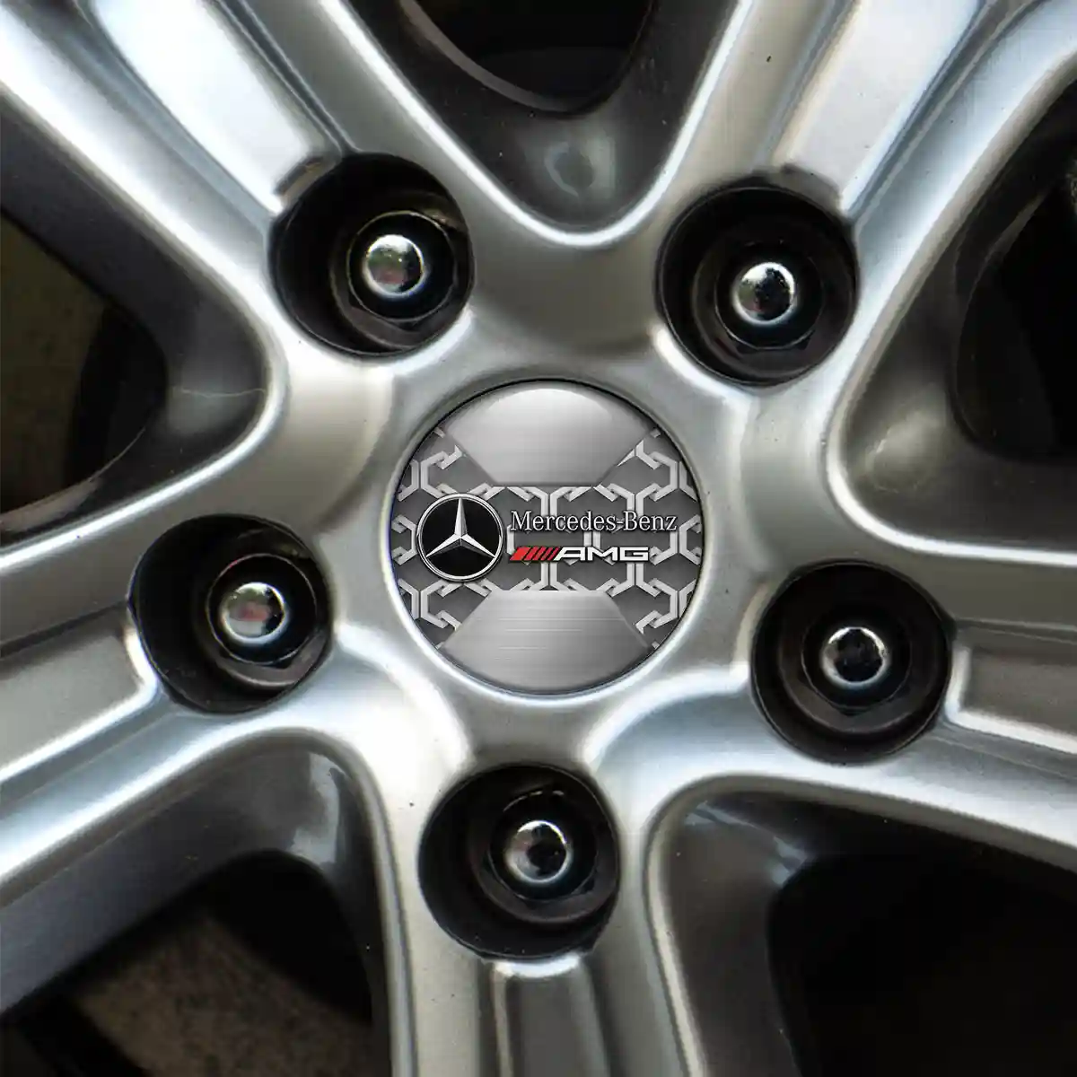 Mercedes AMG Domed Emblem Self-Adhesive Limited Edition